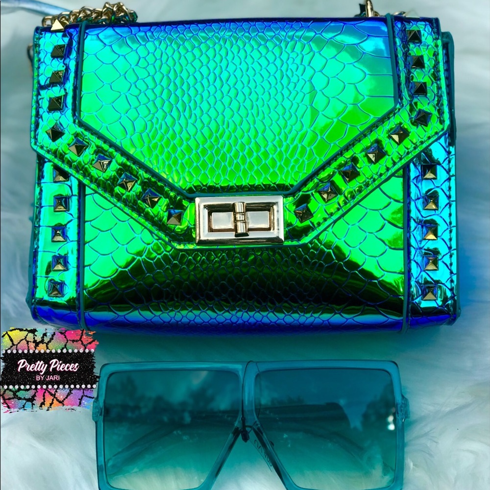 Hologram Mermaid Scales Handbag. Fashion Bags For Women. Shoulder Chain Included